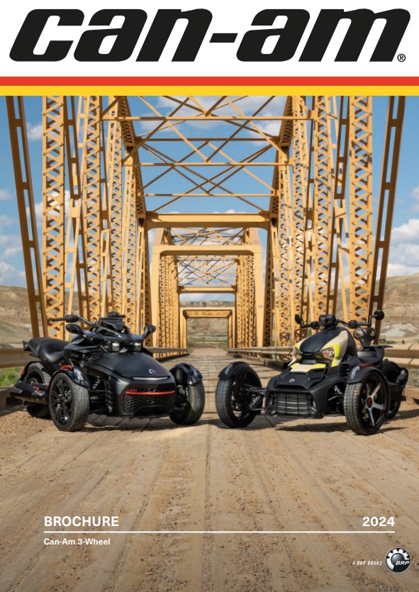 Брошура Can-Am Spyder & Ryker On-Road 2024