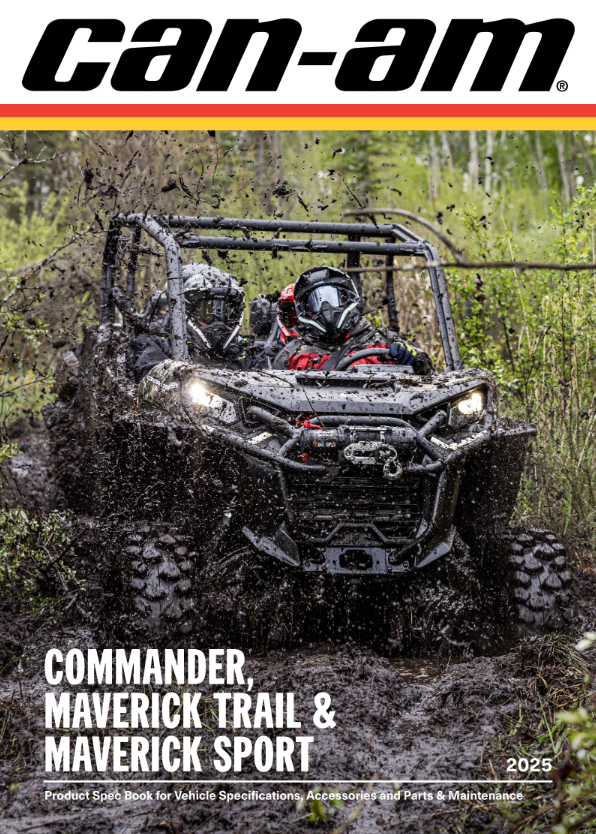 Каталог аксесуарів Can-Am Commander, Maverick Trail & Sport 2025